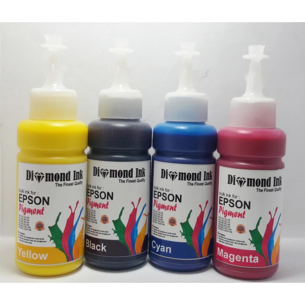 Diamond Tinta Pigment Epson Best Quality Ink (1 Set 4 Warna)