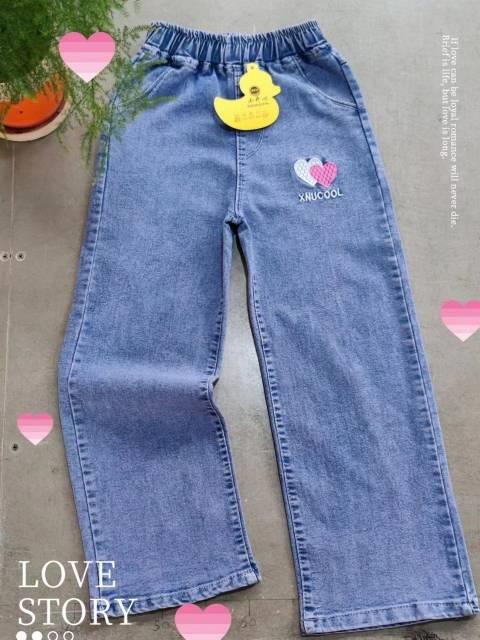 CELANA JEANS KULOT ANAK PEREMPUAN USIA 1-10 TAHUN CELANA JEANS KULOT IMPORT
