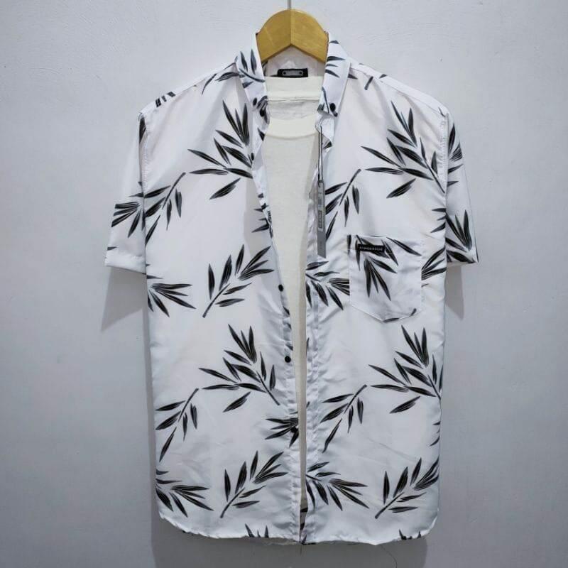 TERLARIS KEMEJA MOTIF BUNGA-BUNGA KEMEJA SURFING KEMEJA COWOK