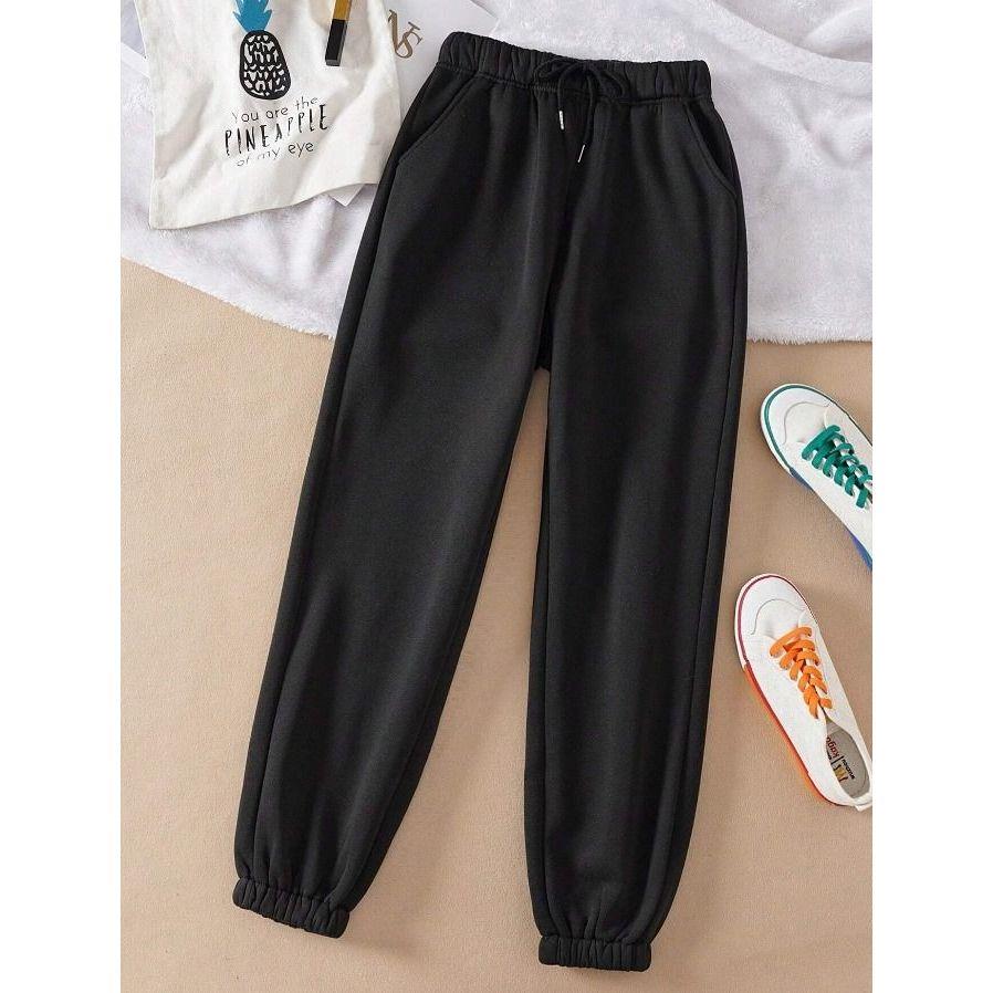 Celana Joger Wanita Sweatpants Premium Korean Style
