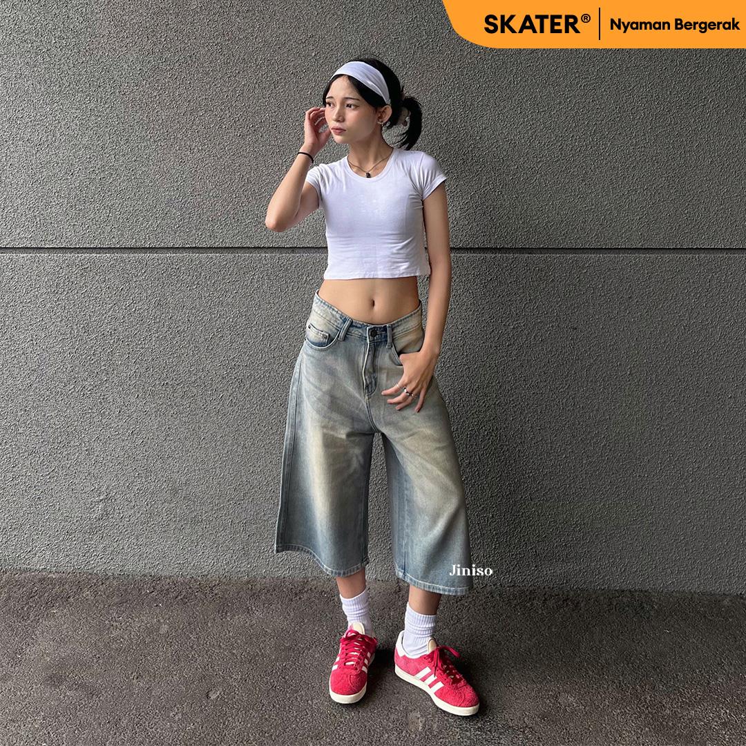 JINISO - Jorts Baggy Short Jeans 302 SKATER