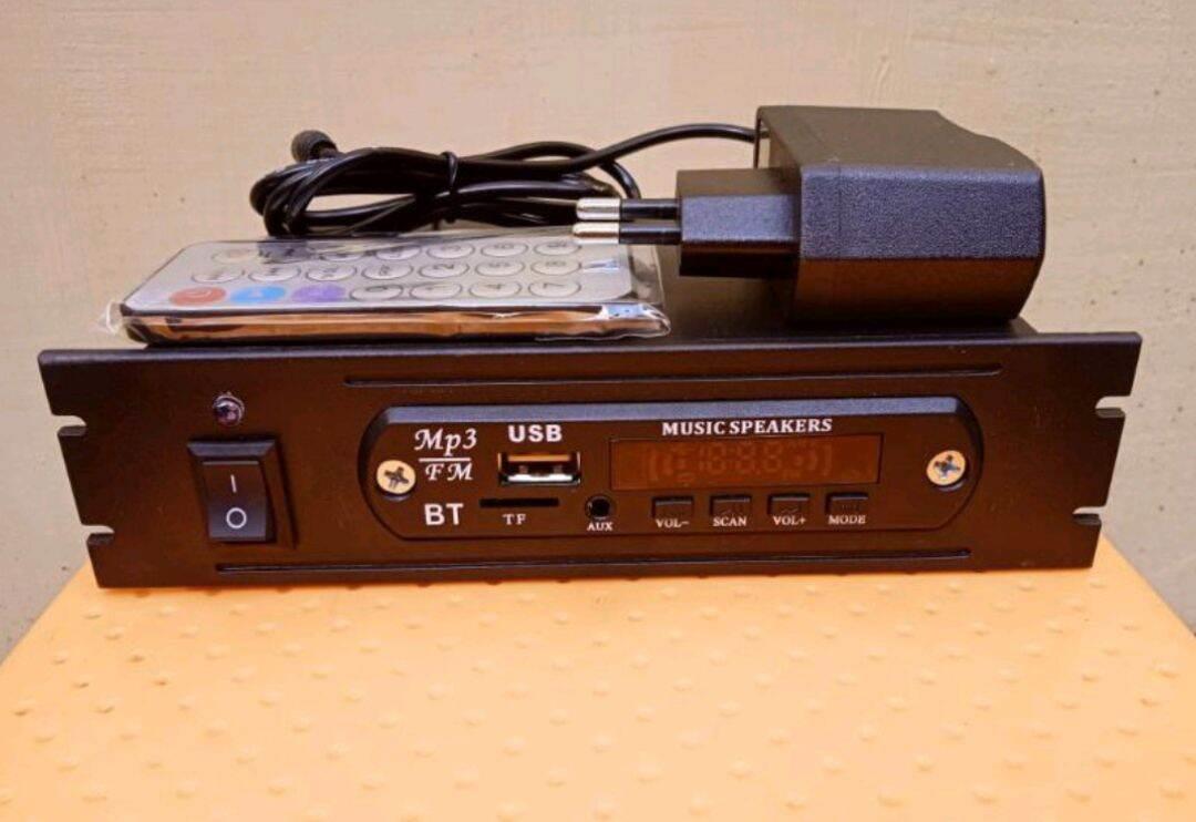 Mp3 Bluetooth Rakitan Siap Pakai + Adaptor 12 Volt Dc