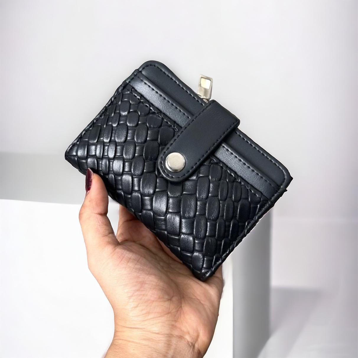 Dompet Wanita lipat motif Anyam Felian dan Sevica New arrival