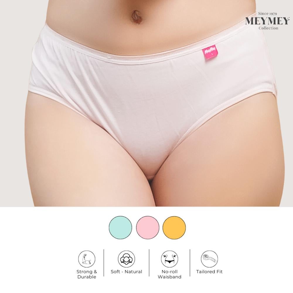 Mey Mey Celana Dalam Wanita Remaja Dewasa Mini Warna Muda Bahan Katun