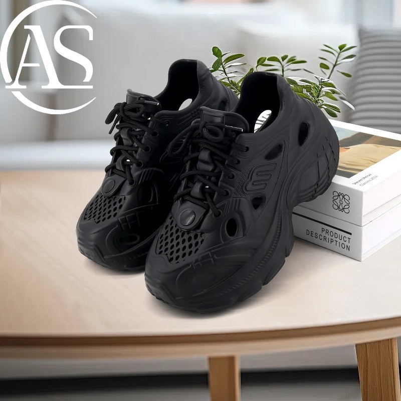 A·S·L Sepatu anak-anak Korea terbaru sepatu olahraga sepatu tebal atasan tinggi sepatu olahraga sandal anak-anak ringan dan lembut