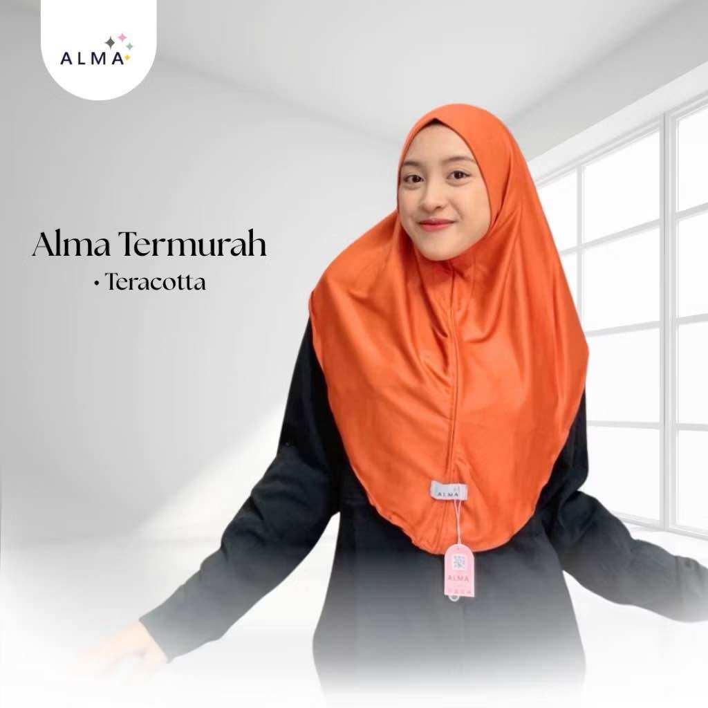 TERMURAH ALMA // Bergo Instan Jersey Termurah Nonped // Bergo Alma Termurah Nonped