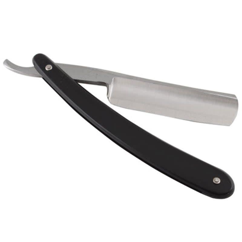 Pisau Cukur lipat hitam Razor Silver + Hitam pisau cukur salon barber