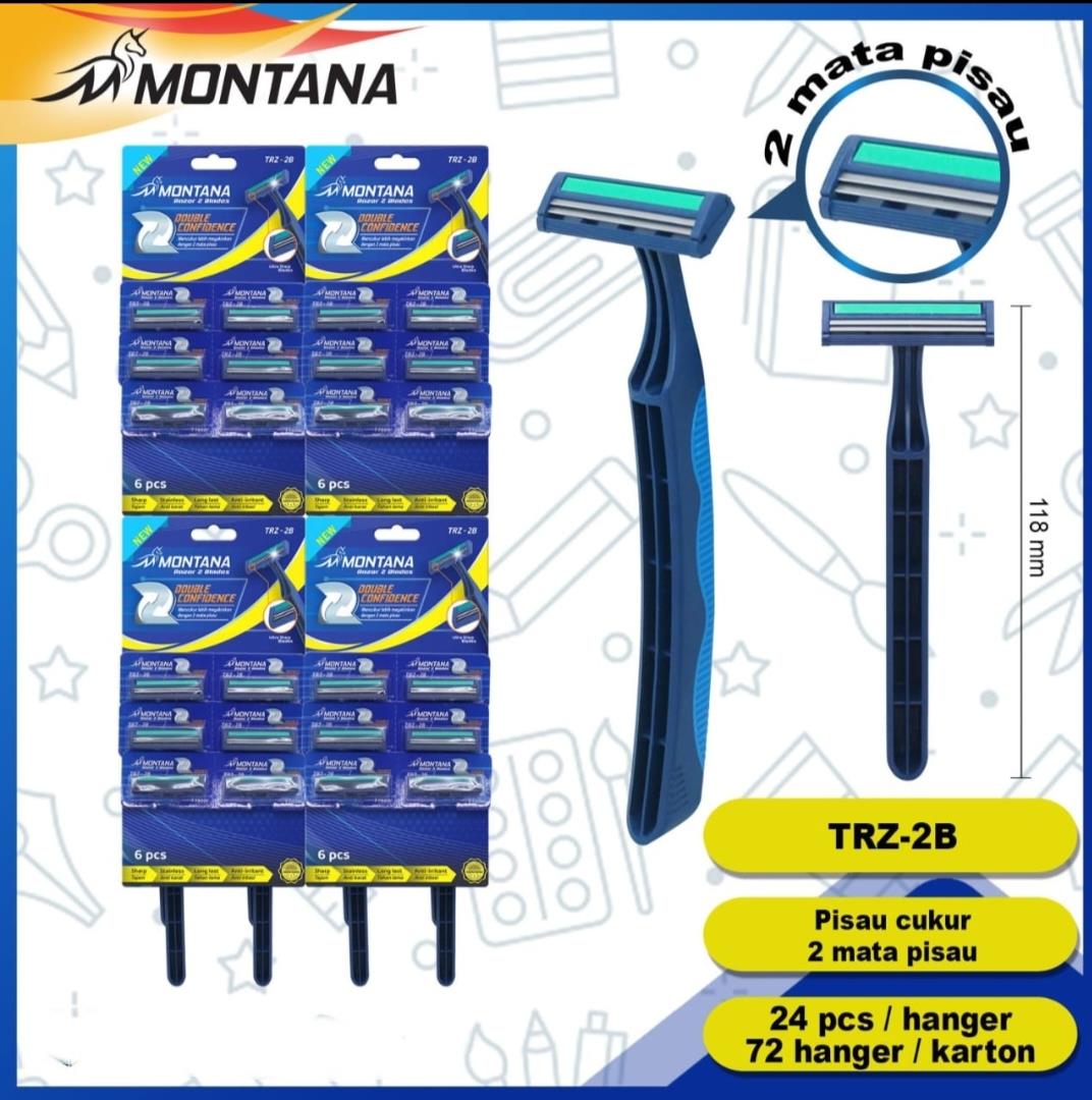 24 Buah ( 2 lusin ) Pisau Cukur 2 Mata Pisau + Aloevera Groming Razor