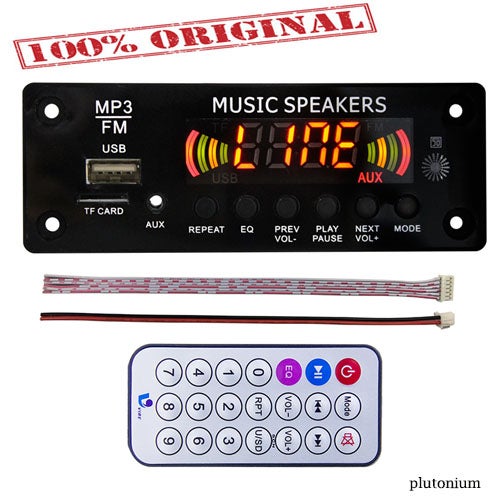 MP3 modul Bluetooth 12v Splash Screen 020