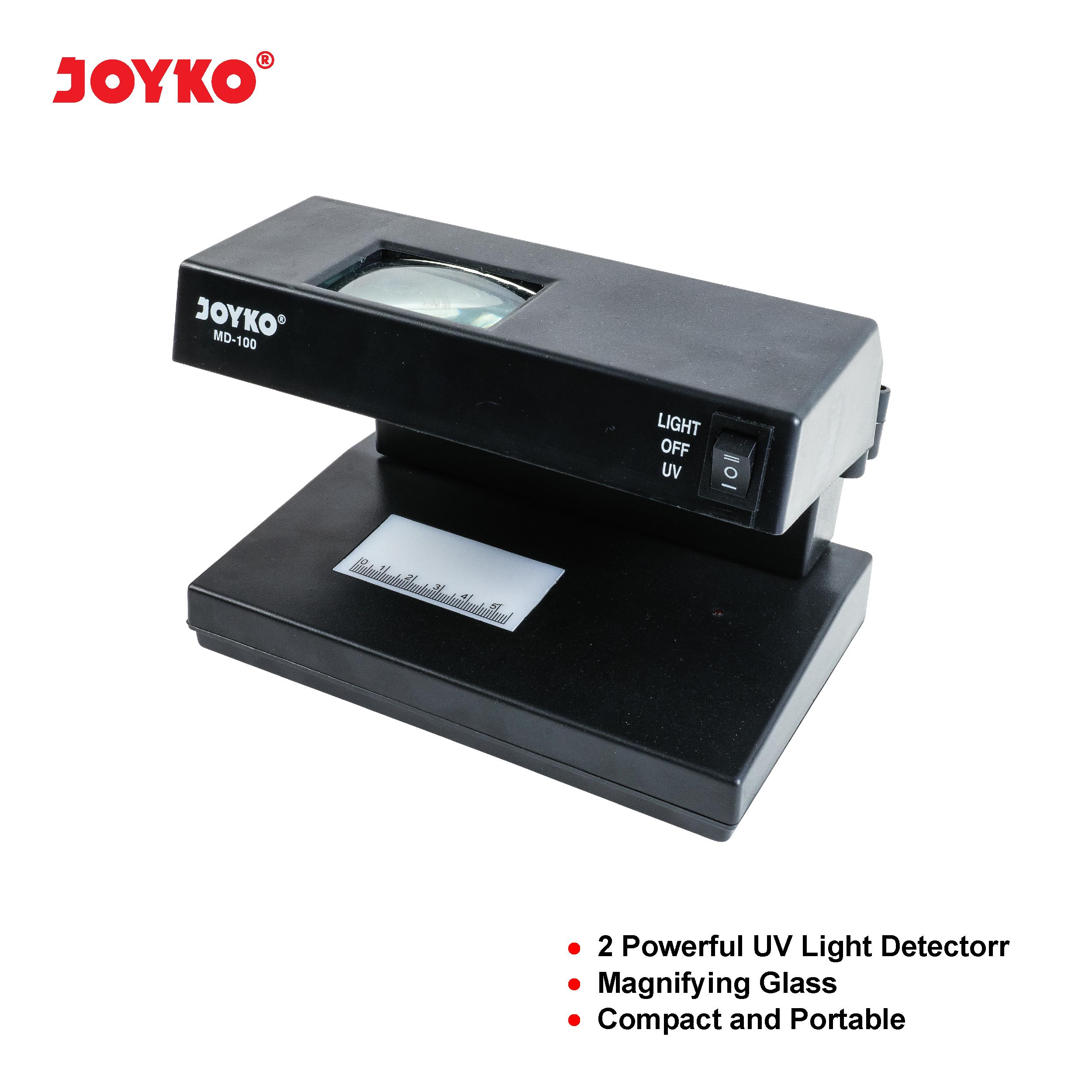 JOYKO Counterfeit Money Detector Alat Pendeteksi Uang MD-100