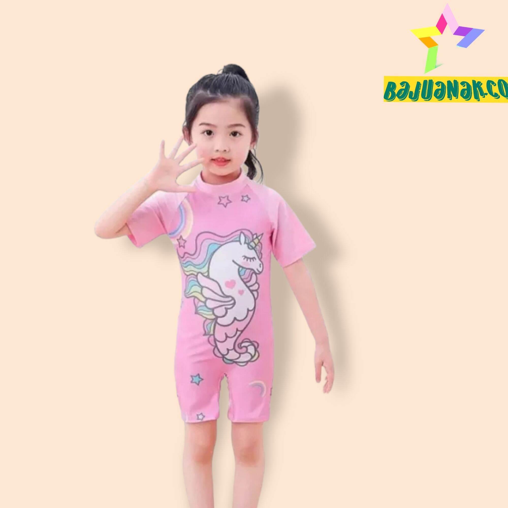 COD BAJU RENANG ANAK KARAKTER CEWE KARTUN FREE ONGKIR COD umur 1 sampai 10 Tahun karakter random