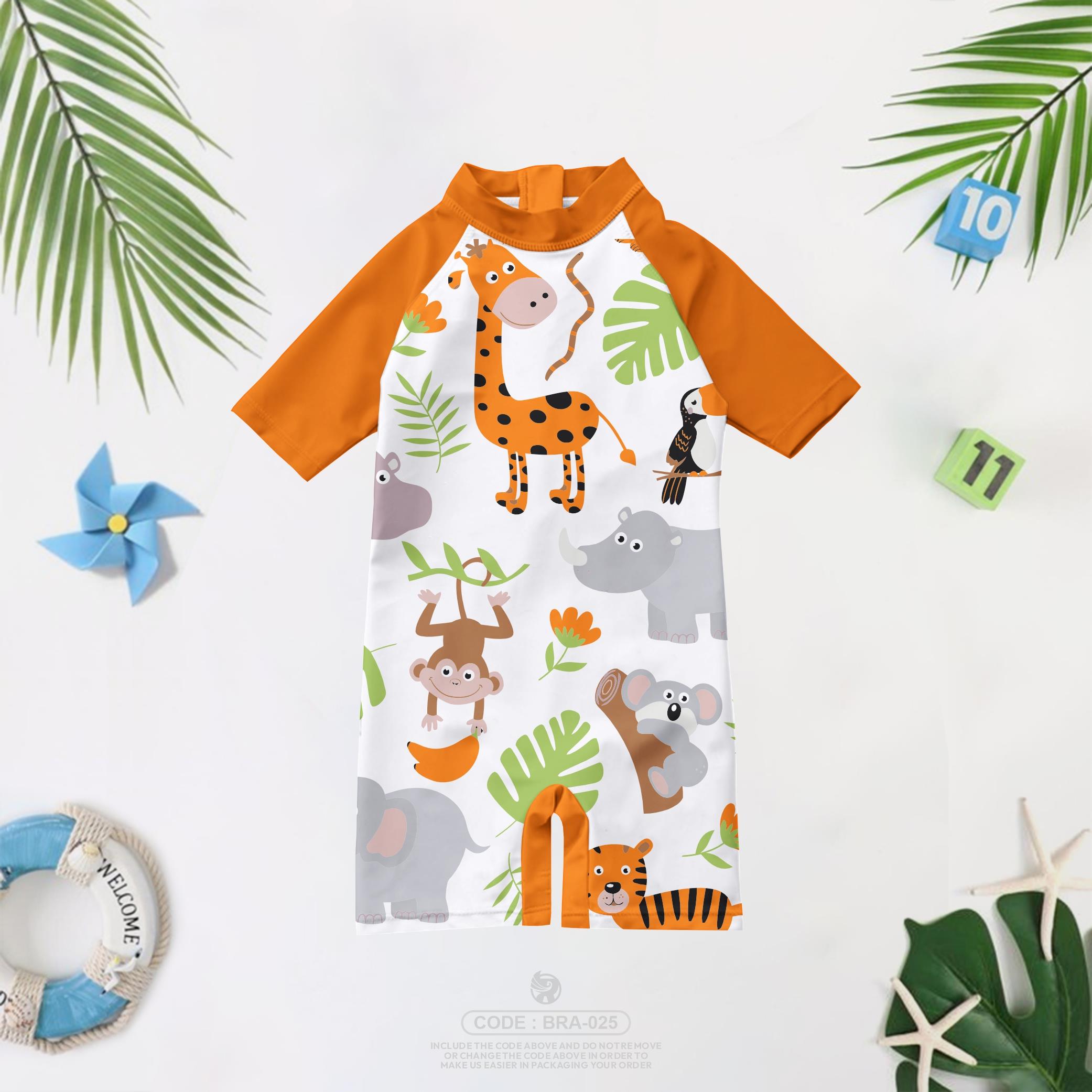 Baju Renang Anak Laki Laki Motif Karakter Swimsuit Renang Anak