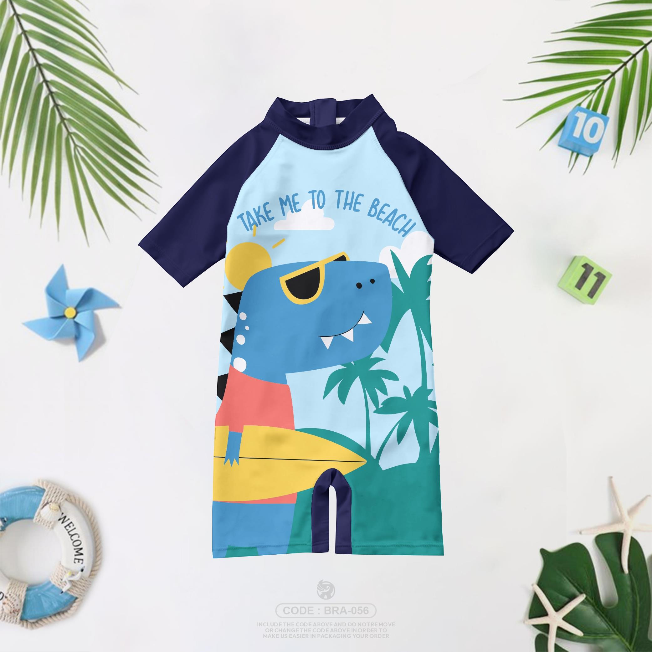 Baju Renang Anak Laki Laki Motif Karakter Swimsuit Renang Anak