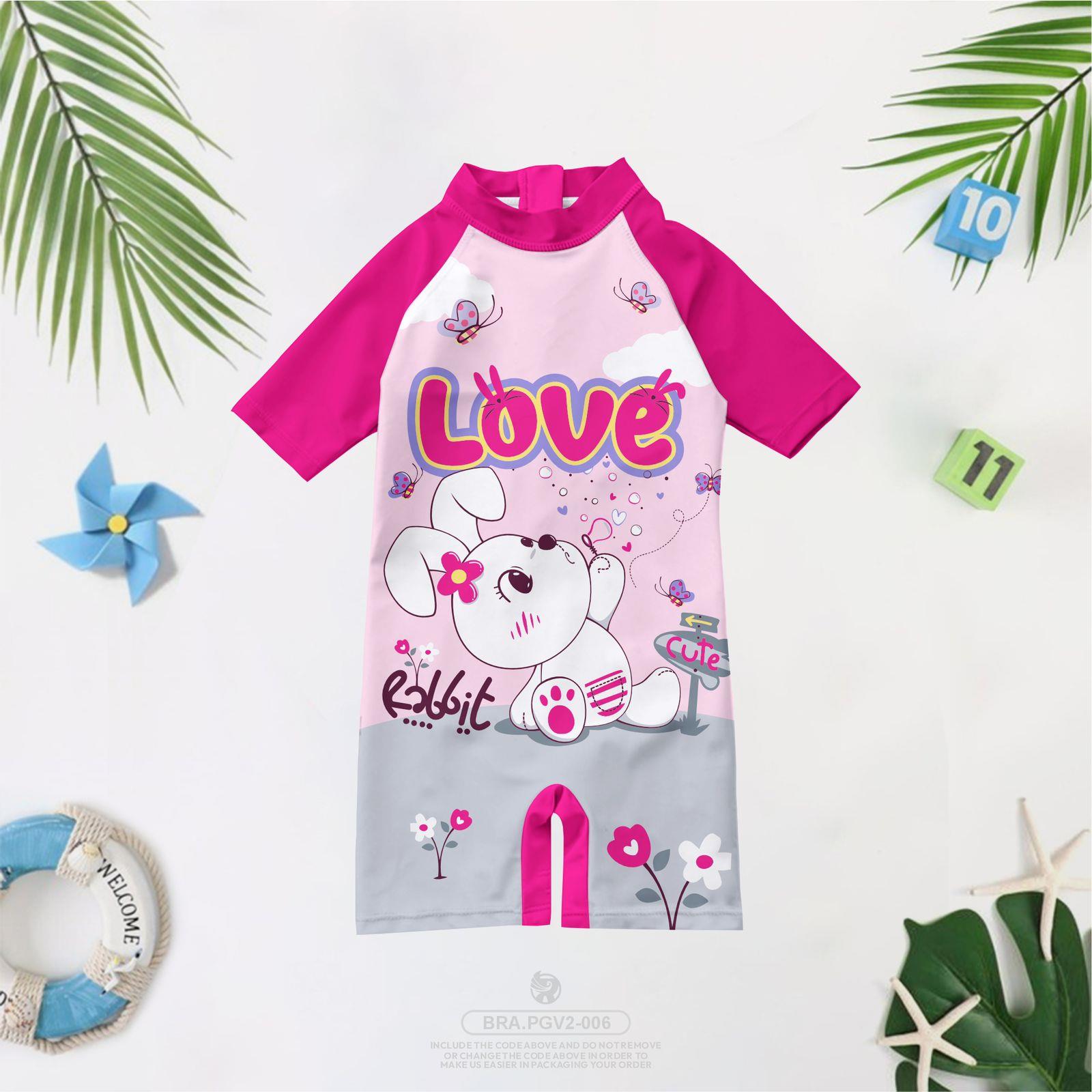 Baju Renang Anak Perempuan Motif Pinky Gils Terbaru