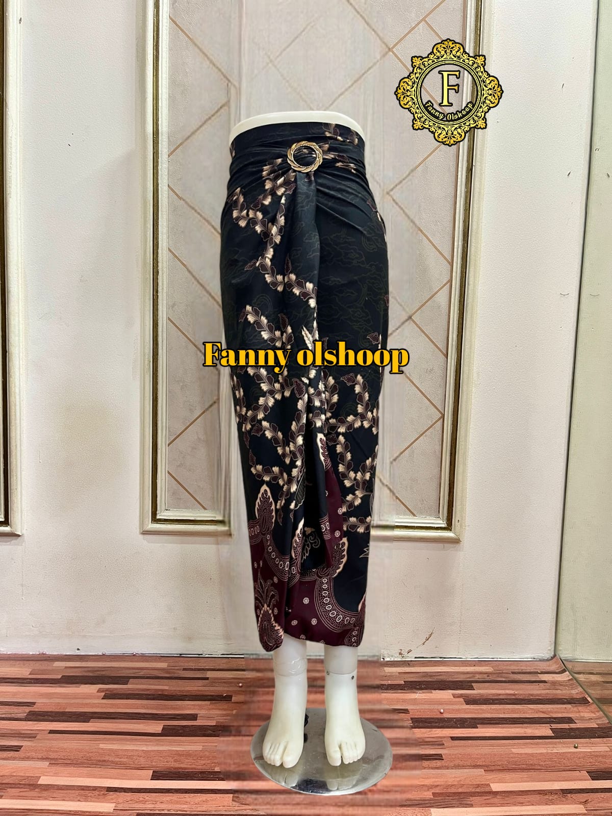 Setelan kebaya modern tille outer pita cantik mix satin brukat kondangan wisuda bridesmaid & rok lilit batik terbaru motif kejora