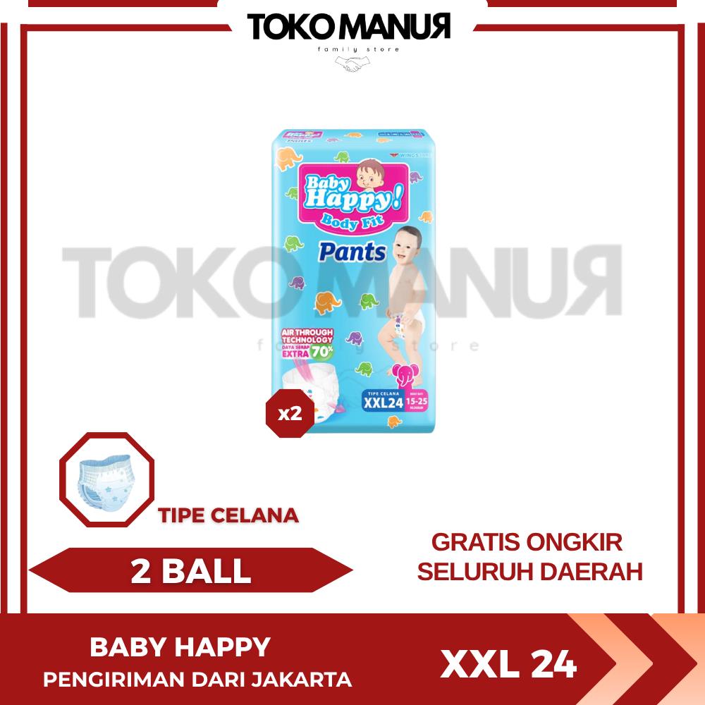 [TOKO MANUR] POPOK MURAH PAKET 2 BALL BABY HAPPY PANTS