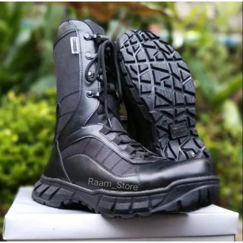 TERPOPULER cuero DRAGON sepatu PDL SATPAM TNI king pdl terbaru LOWA hitam KULIT SAPI PREMIUM