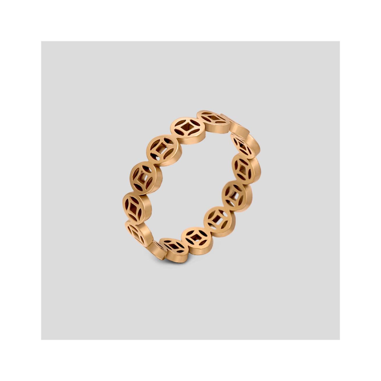 MB Cincin Tembaga Pengumpul Uang Tahan Karat | Cincin Ekor Antik | COD