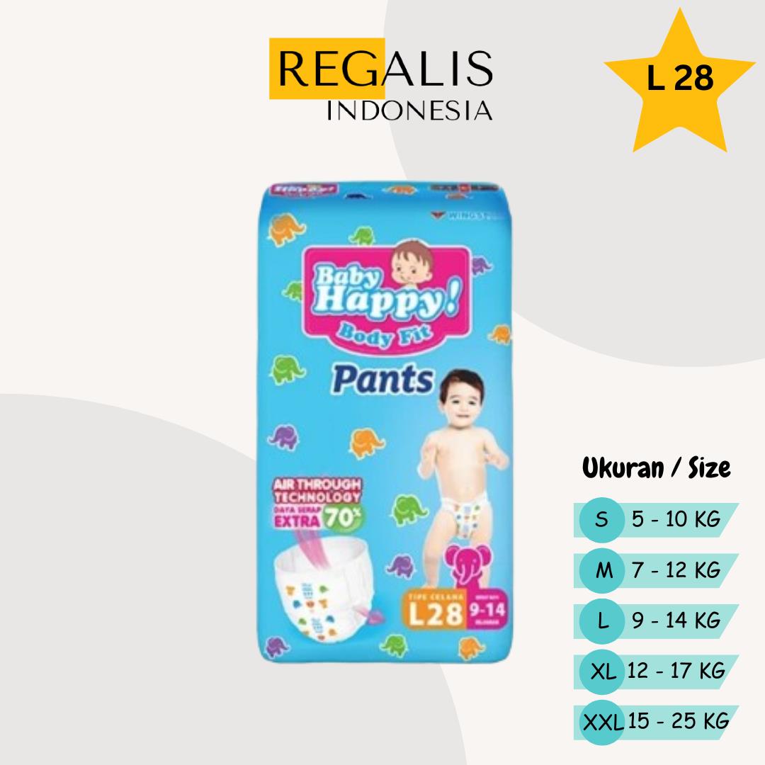 1 BALL - BABY HAPPY PANTS (S38+2 M32 L28 XL26 XXL24)