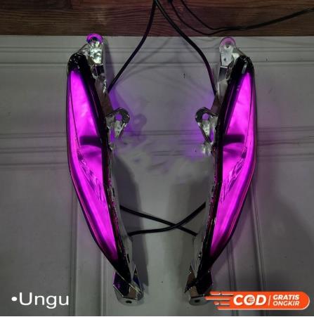 FULLSET LENGKAP REFLEKTOR SEIN MIKA SMOKE + LAMPU ALIS RUNNING BEAT FI 2012 2013 2014 2015 AUTO GANTENG