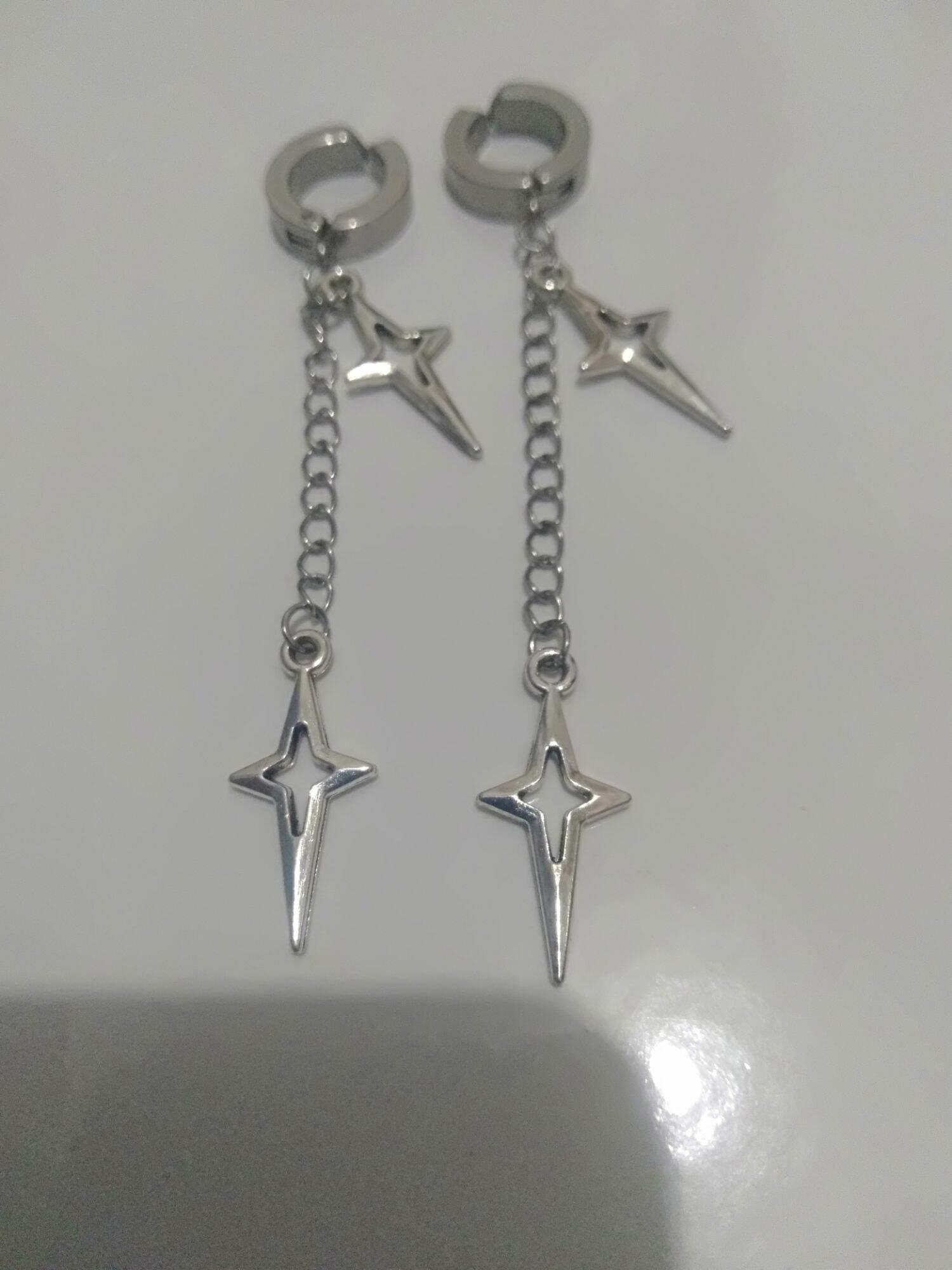 ANTING JEPIT LIOTIN BINTANG TITANIUM PRIA WANITA