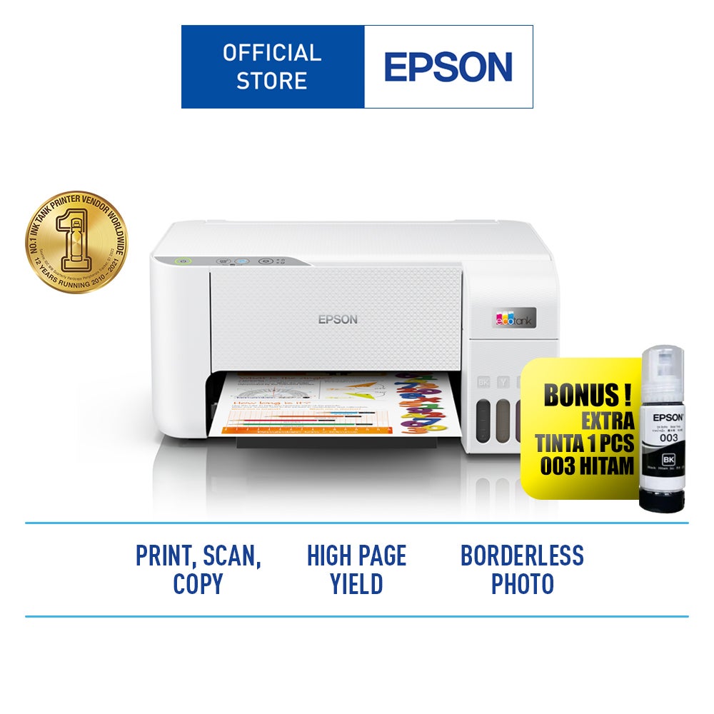 Printer Epson L3216 All in One Printer Print Scan Copy (Putih)
