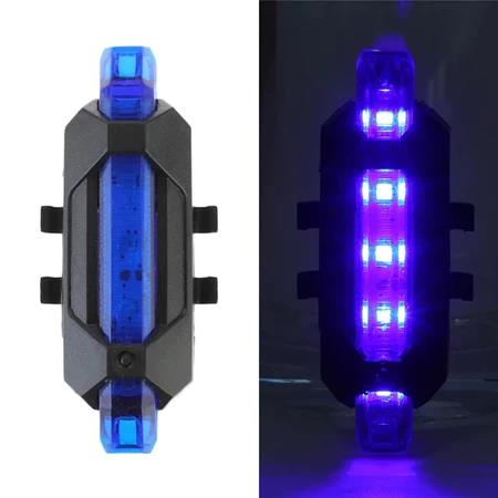 ApexRide Lampu Sepeda Gunung Tahan Air Dapat Diisi Ulang USB Lampu Belakang Peringatan Sepeda Lampu Belakang LED Sepeda untuk Skuter Listrik