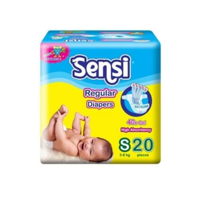 SENSI Regular Diapers perekat S20/M20/L20/XL16