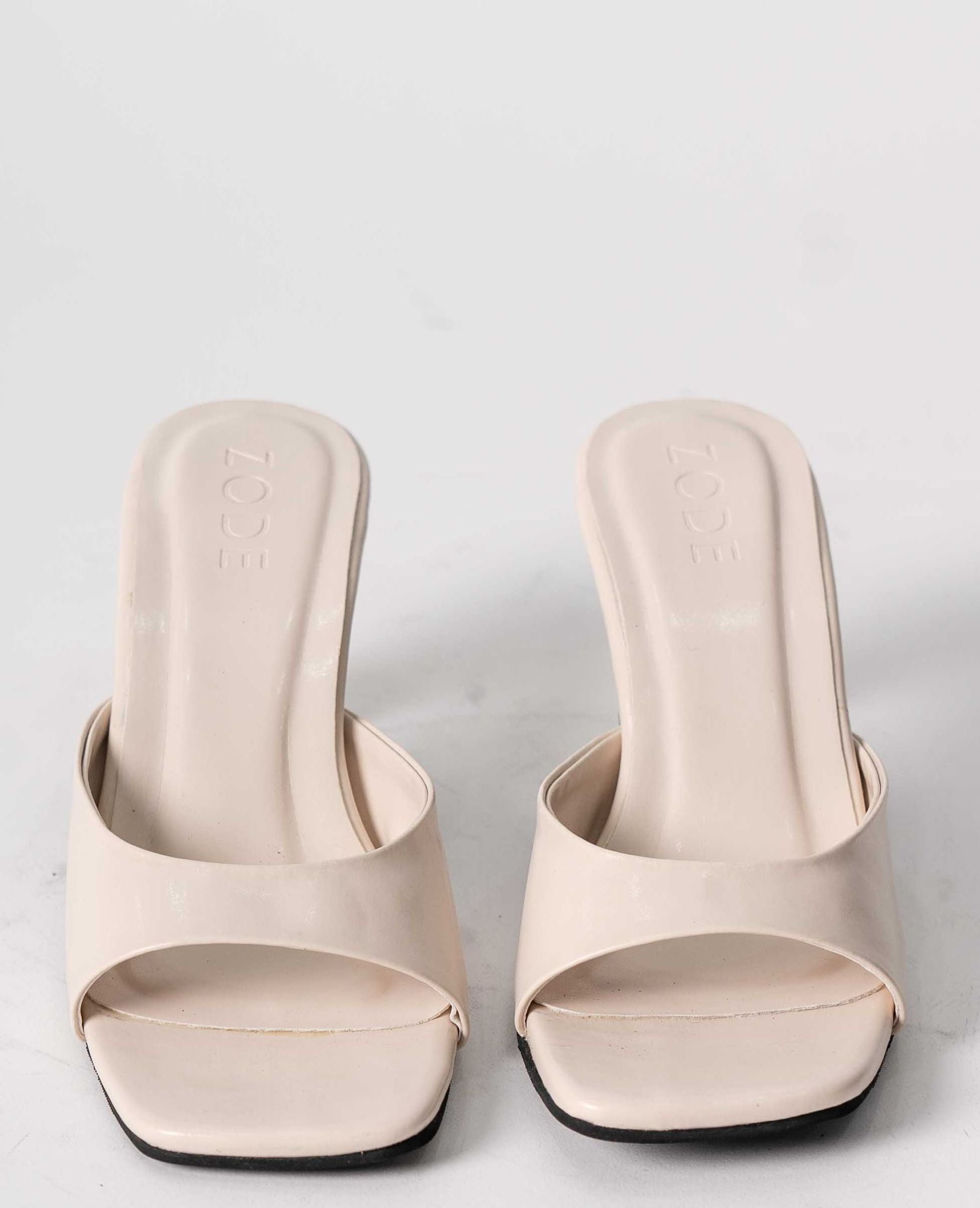 ZODE Harper Heels 7 cm - Heels White Butter Skyblue Krem Hitam