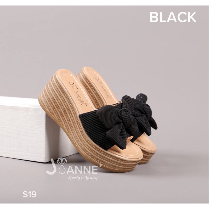 RESTOCK!! [ORIGINAL] JOANNE Wedges Sandal Shoes Sepatu Wanita #S19 / S89