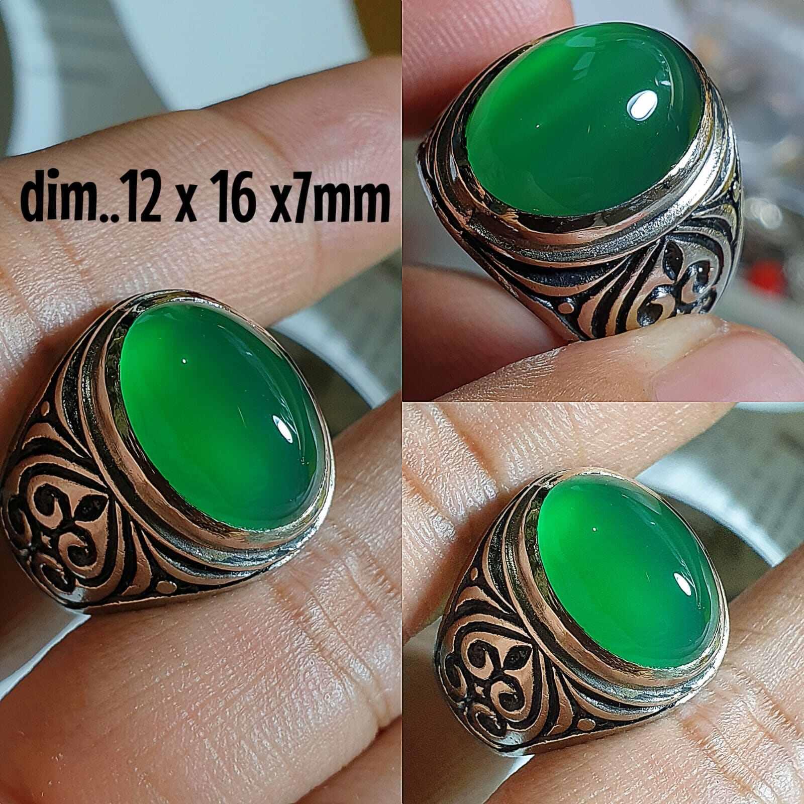 CINCIN BATU AKIK CHALCEDONY MEWAH HARGA TERJANGKAU