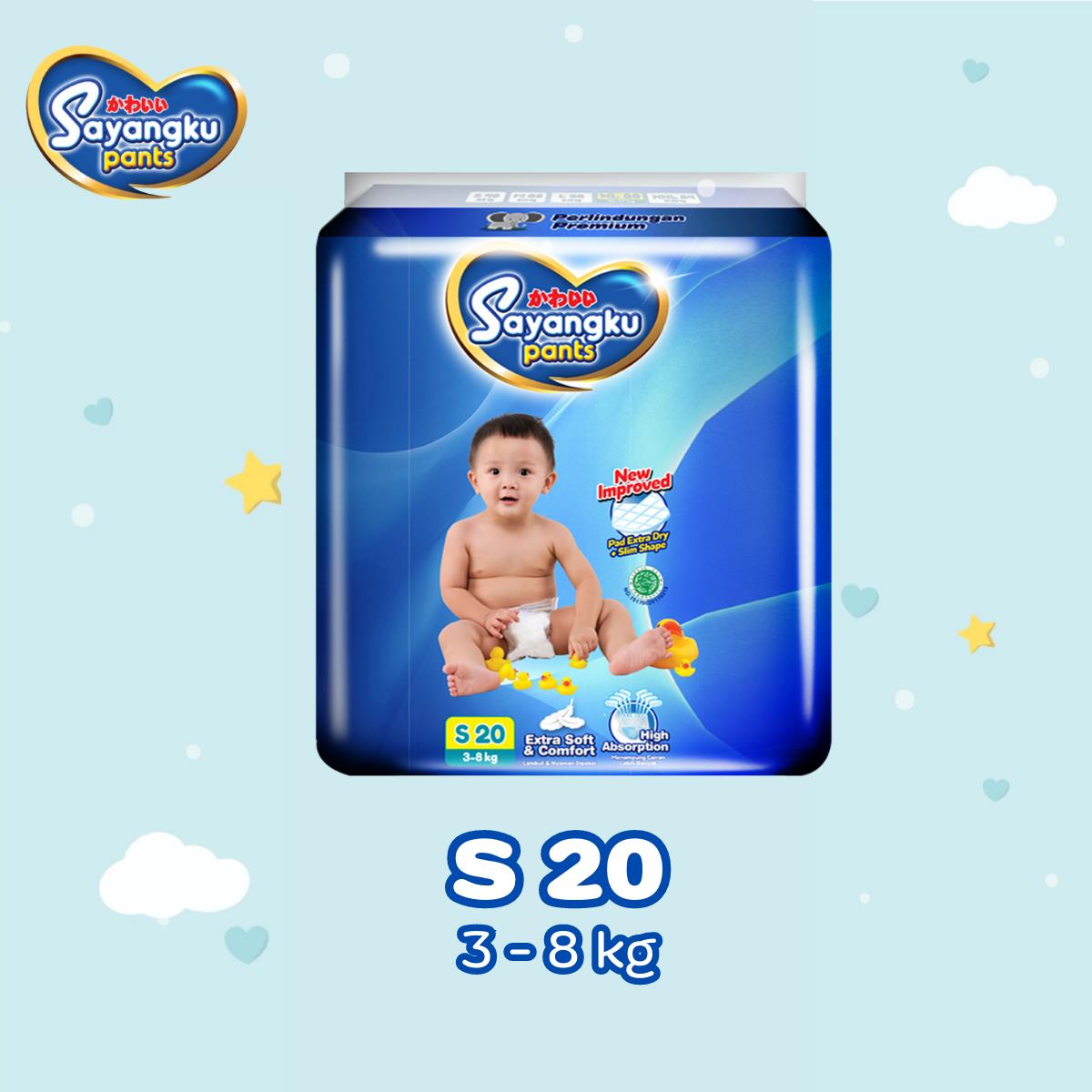 SAYANGKU REGULER PACK Popok Celana Bayi S20/M18/L16/XL14