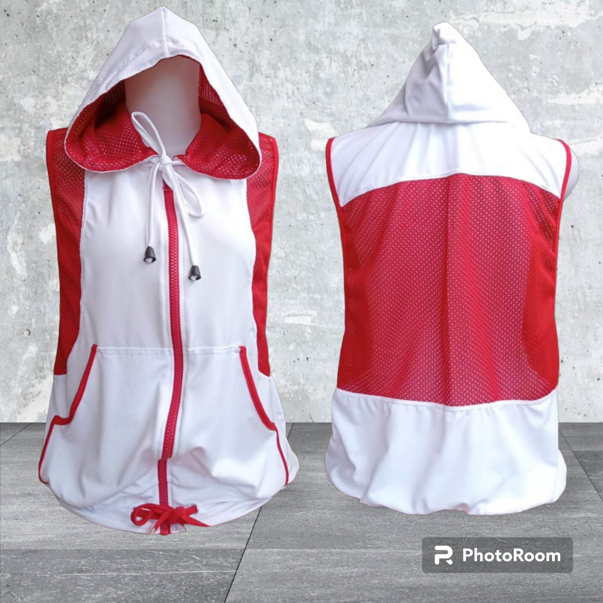 Rompi Senam Jala MIX MERAH PUTIH