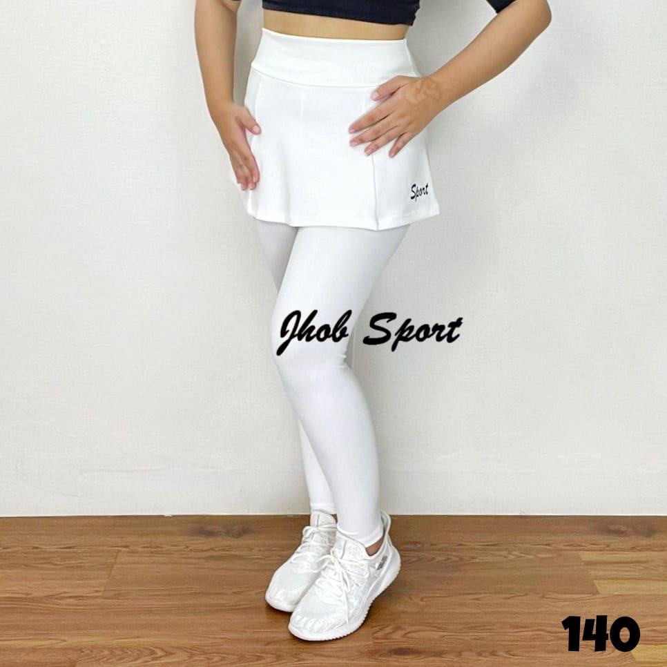 Legging Rok Hitam Polos/Legging Panjang Olahraga Muslimah/Legging Rok Panjang Wanita/Legging Sport Muslimah