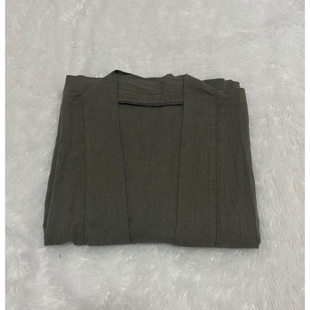 Belia Outer Crop Wanita Lengan 3/4 Atasan Wanita Korean Style Outer Cardigan Wanita Terbaru Kekinian