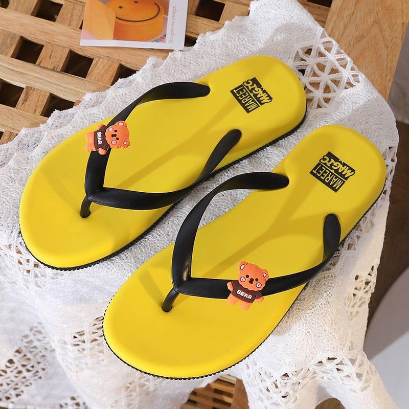 Sandal Jepit Tali Variasi BEAR Wanita Kekinian