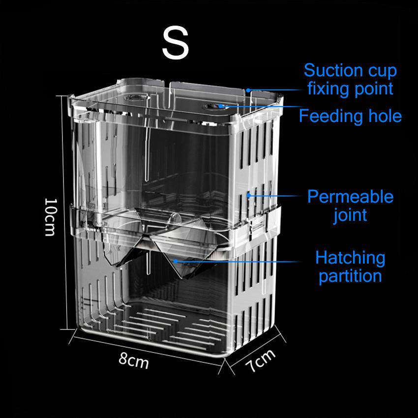 Breeding Box Ikan Guppy Molly / Isolation Box / Karantina ikan S L