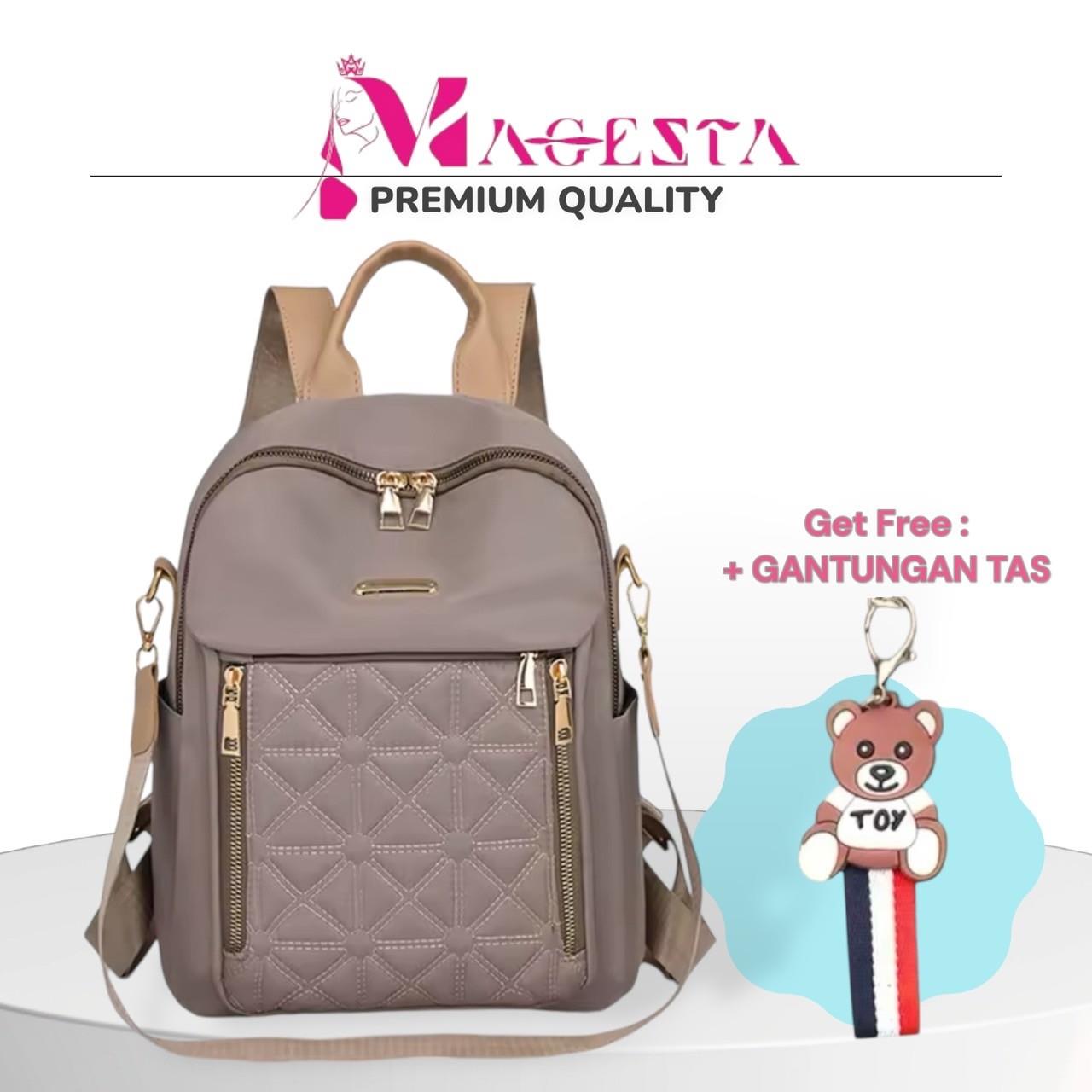 BuY BaG -- HARGA PROMO..! TAS RANSEL WANITA -- GRATIS GANTUNGAN BACKPACK FASHION IMPORT TERMURAH FASHION/ RANSEL IMPORT NEW ARRIVAL MODEL TAS RANSEL WANITA TERBARU 2019 TAS PUNGGUNG WANITA /