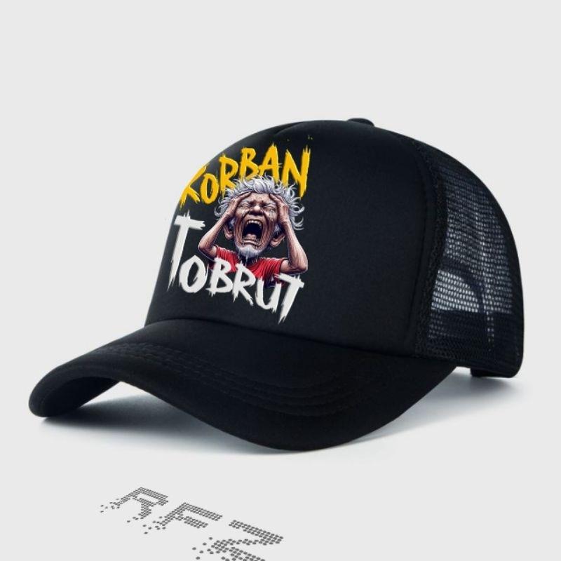 Topi Trucker pria dewasa Topi motif kata kata.
