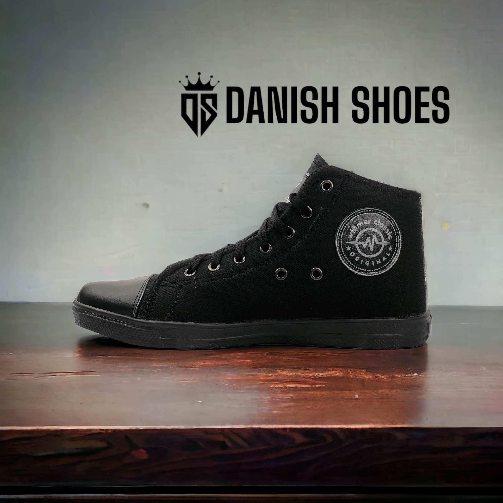 SEPATU BOOT HITAM / SEPATU SEKOLAH BOOT HITAM / SEPATU BOOT CASUAL HITAM POLOS / SEPATU HITAM MURAH BERKUALITAS