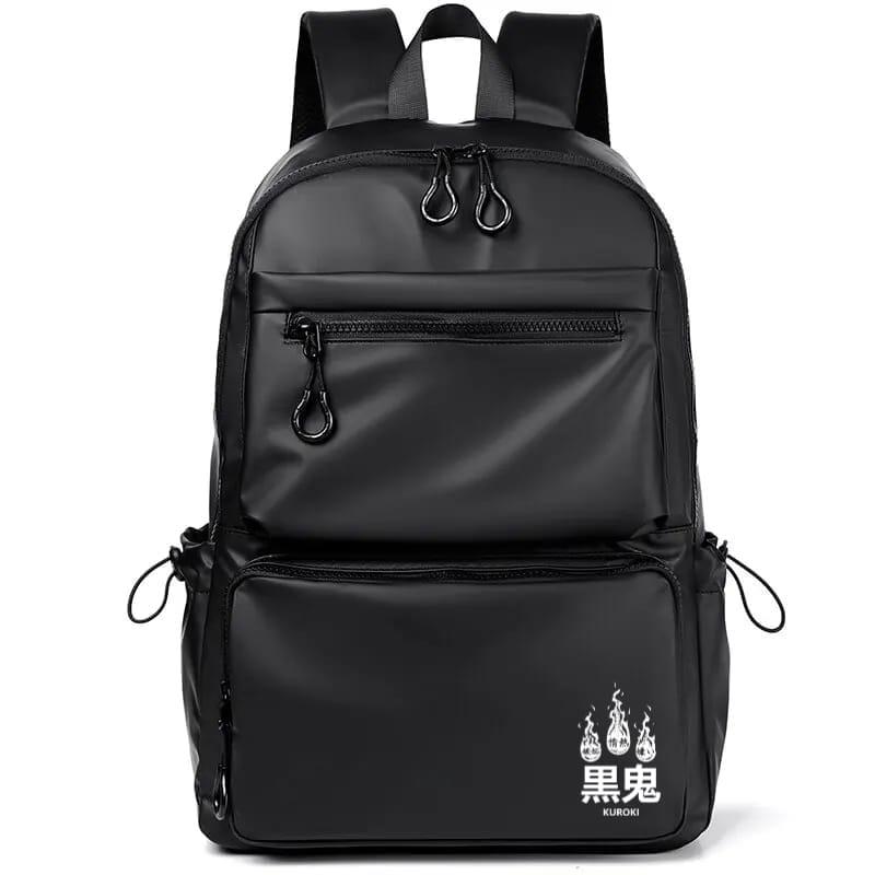V3 - Backpack Kasual Pria Waterproof Ransel Kuliah Anti Air Pria Wanita Font Kuroki