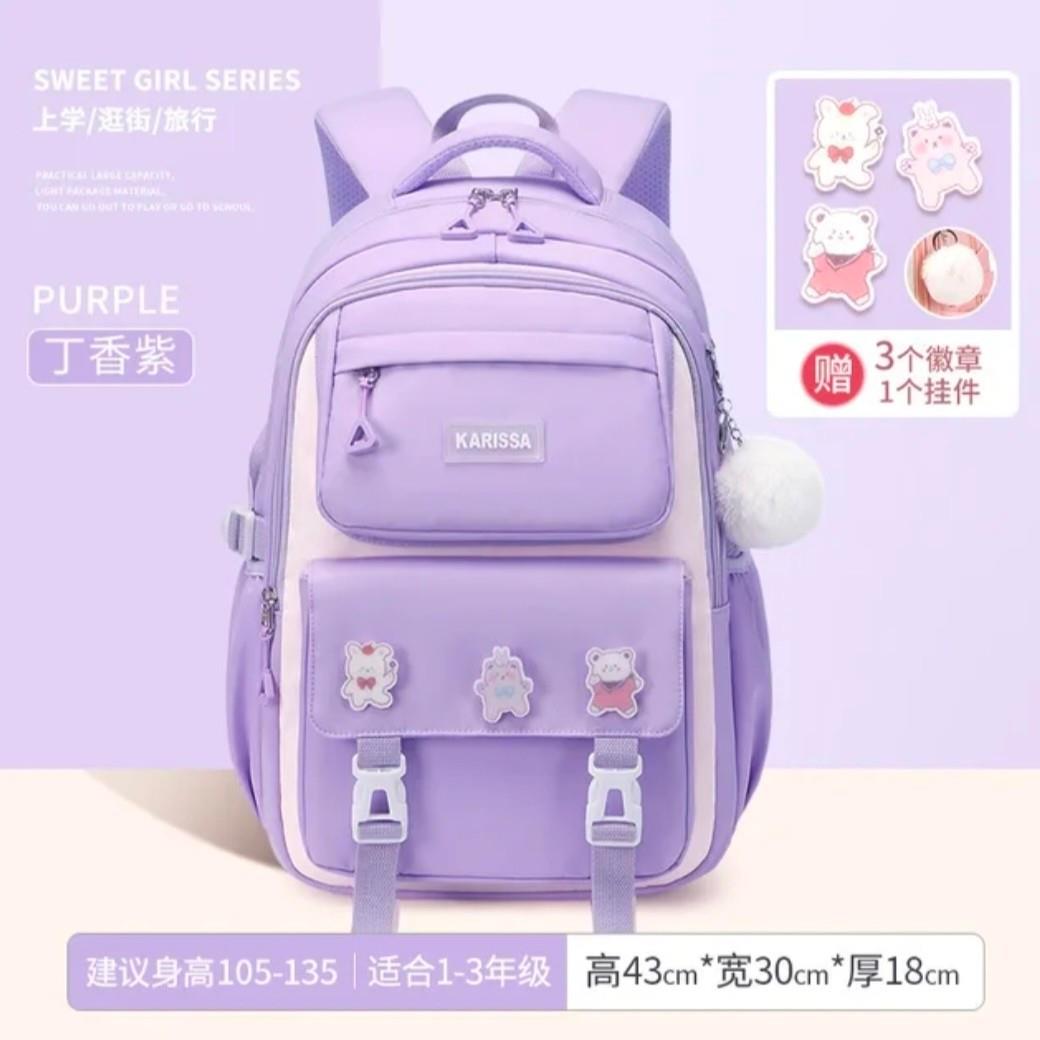 INTAN-STORE97 Tas Ransel Sekolah Banyak Bonus Buat Sekolah SD SMP SMA Pola Besar Muat Banyak Model Kekinian
