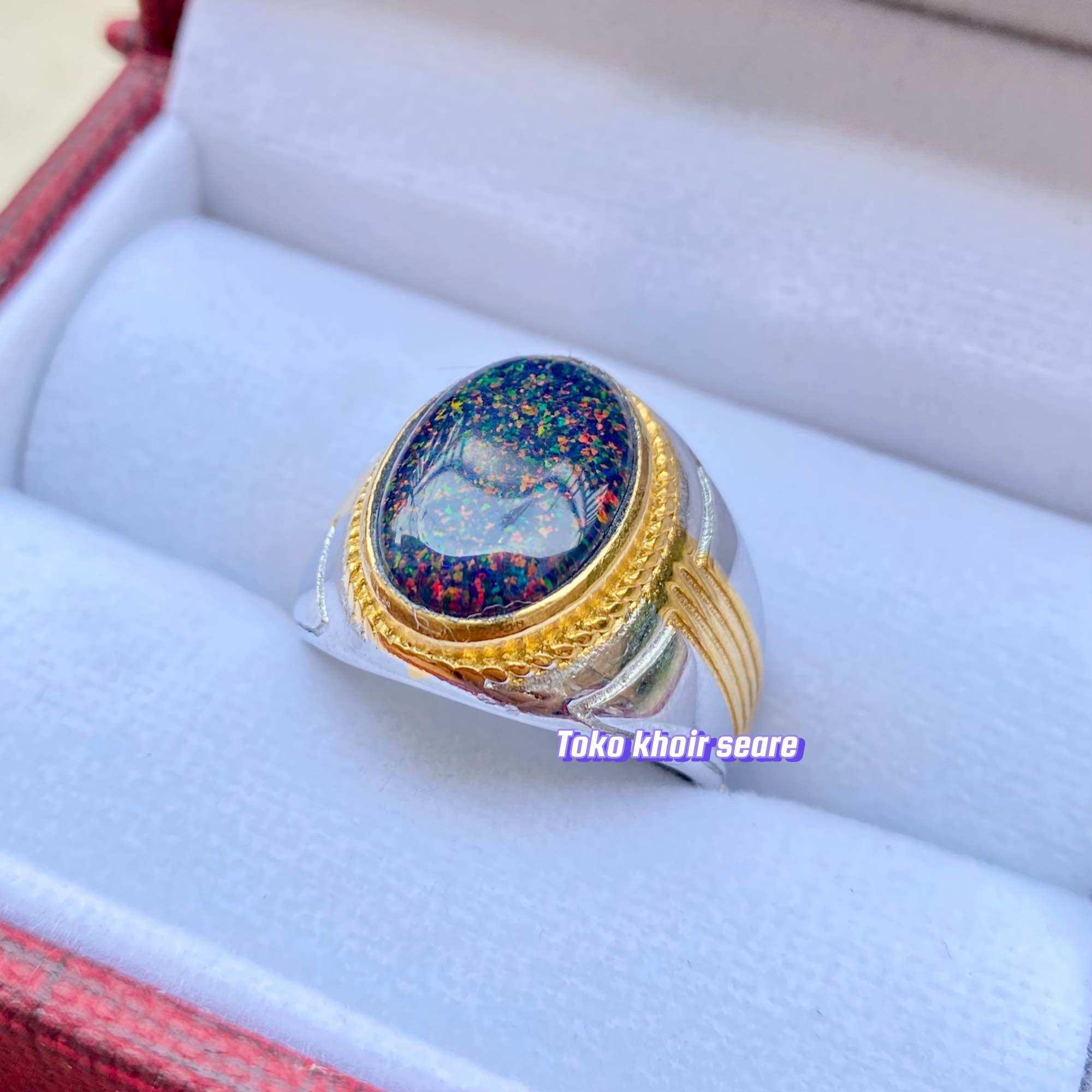 CINCIN BATU KALIMAYA HITAM JARONG SUPER MEWAH TOP QUALITY