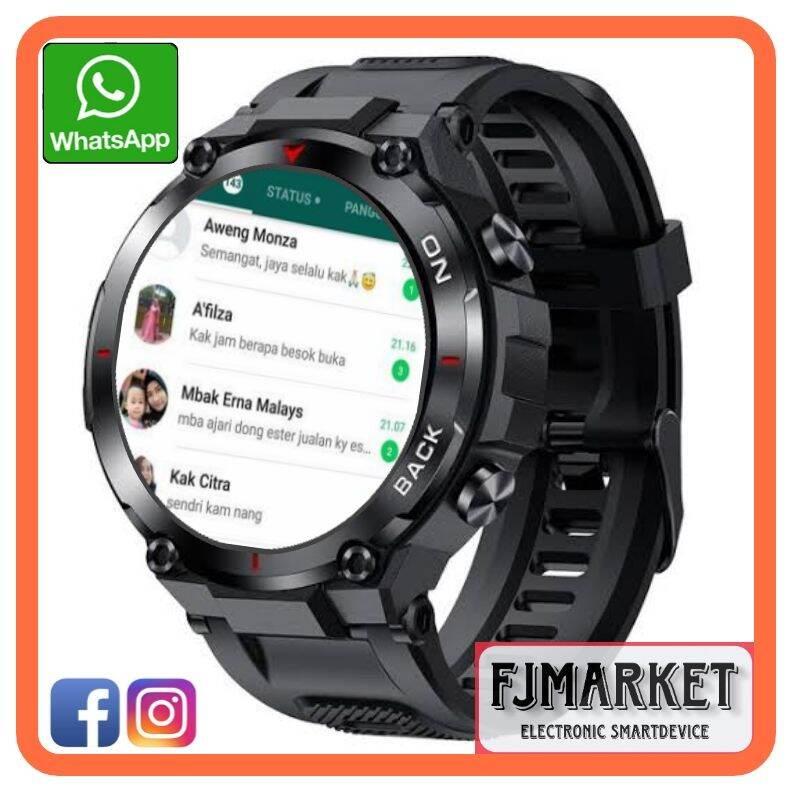 JAM PINTAR FD68 ANTI AIR SMARTWATCH ANDROID 4G BISA WA FD68 Y56 JAM HP NO SIM PINTAR PRIA WANITA ANTI AIR BLUETOOTH NOTIF WA SMS TLFN MUSIK KAMERA KESEHATAN TERBARU bulat no sim memory card
