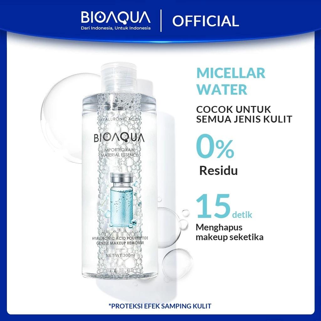 BIOAQUA Micellar Water Hyaluronic Acid Polypeptide Gentle Makeup Remover 300ml