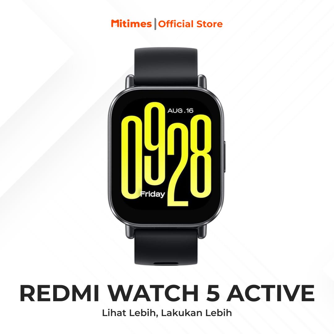 Xiaomi Redmi Watch 5 Active 2.00 Inch | 140+ Mode Olahraga | Tahan Air 5ATM | Baterai Tahan 18 Hari