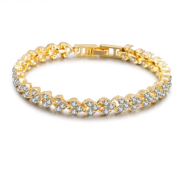 HOT TREND! Gelang Wanita DIAMOND KRISTAL Berlian Korea Fashion Women Bracelet K-Pop