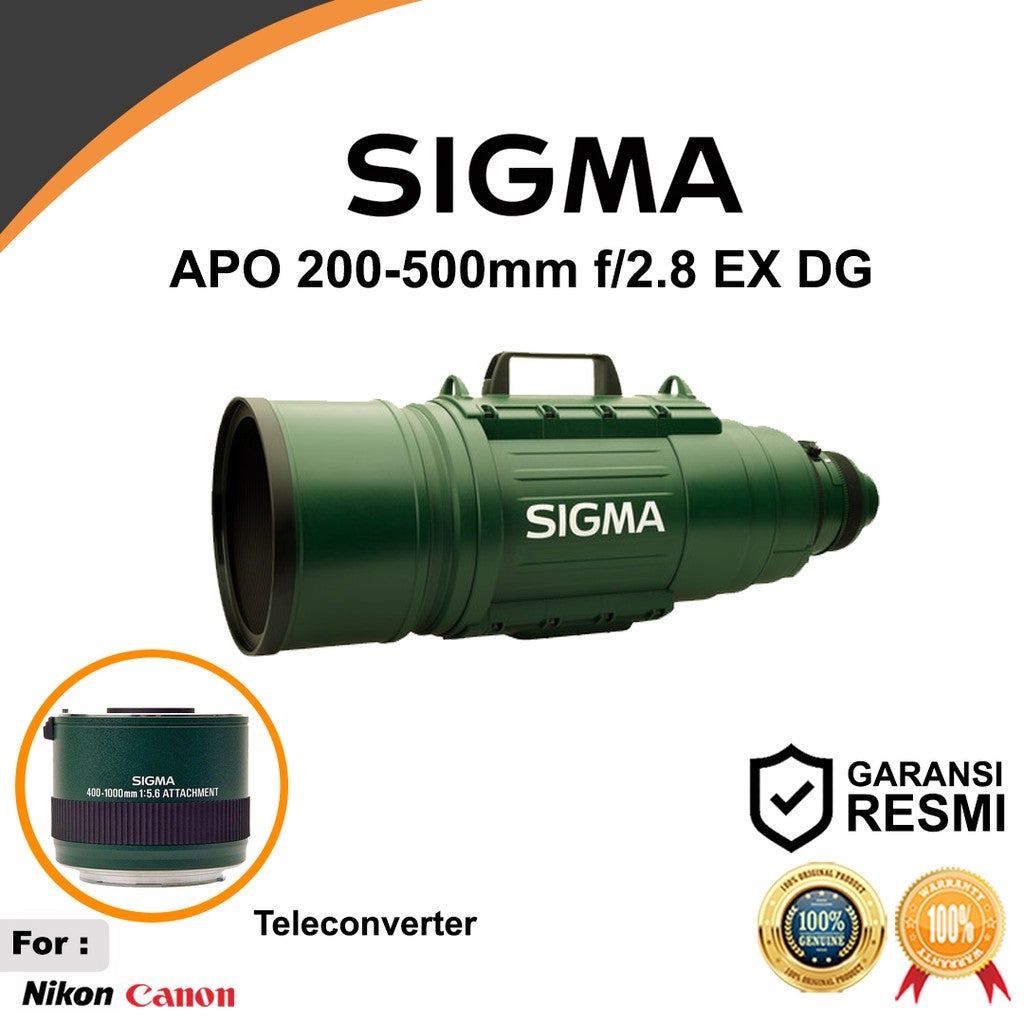 Sigma APO 200-500mm f/2.8 EX DG Lens