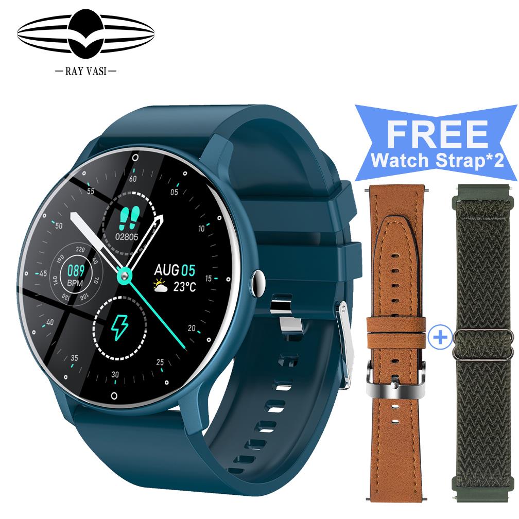 Rayvasi SmartWatch ZL02D Anti Air Layar Sentuh HD 128 Bluetooth Call ORI Jam Pintar