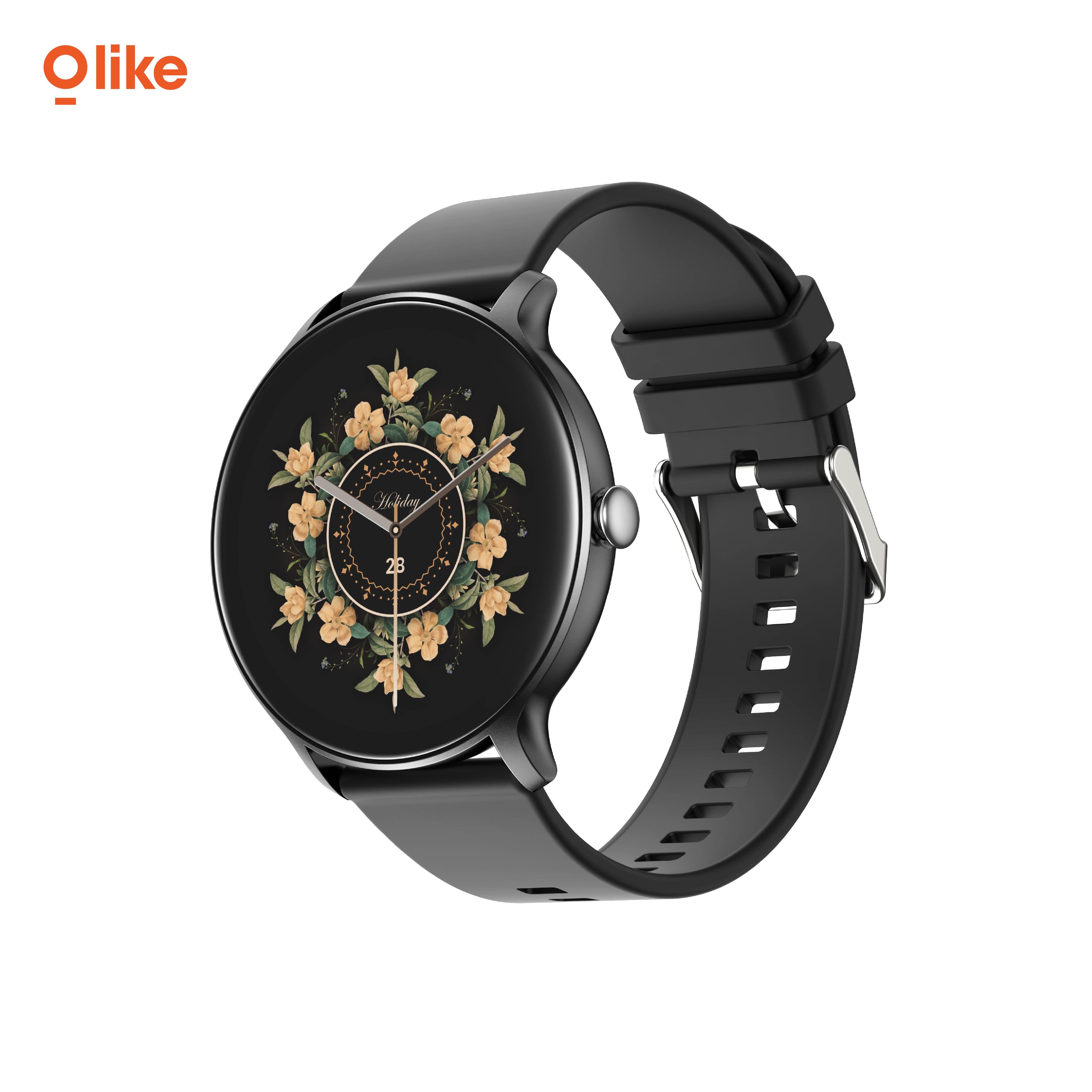 Olike Smartwatch FW6 Jam Digital Smart Watch IP68 Waterproof Bluetooth Call 1.39"Display With Healty Management 20 Day Battery Life